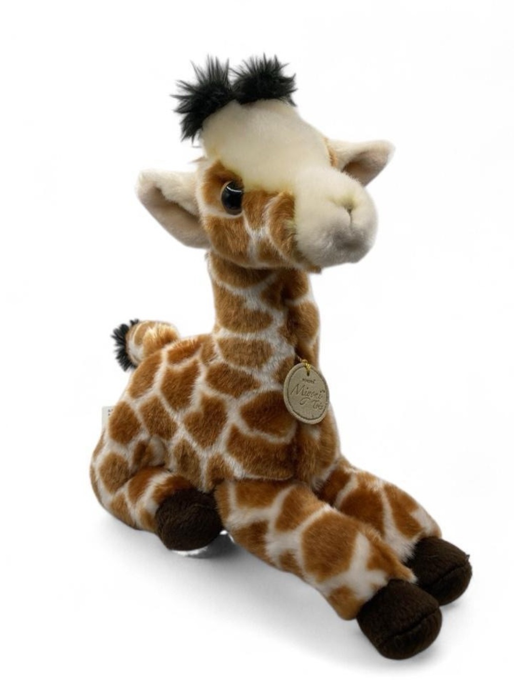 Aurora Miyoni Giraffe Plush Stuffed Animal Safari 11" Calf Resting Laying